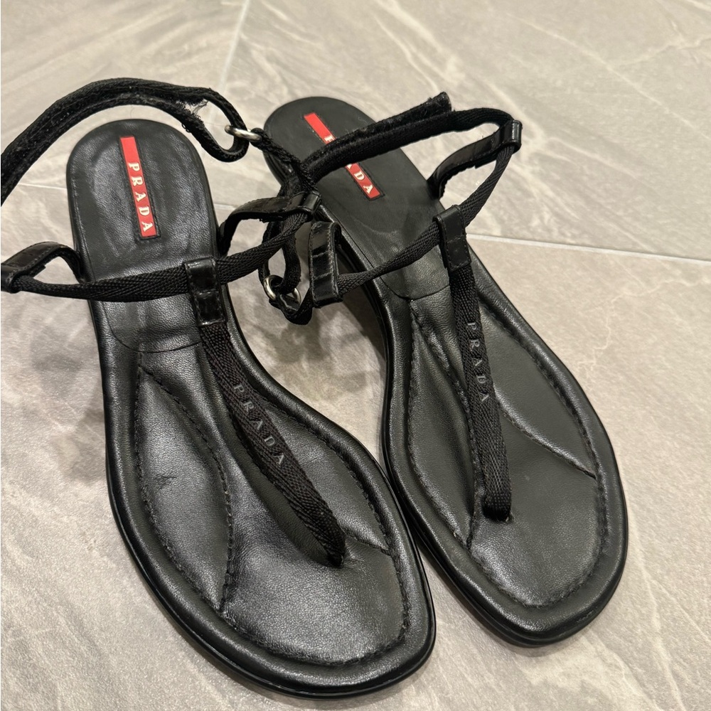 Prada Black Women's Sandals